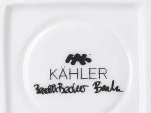 Kähler Urbania lysthus kirketårn i 20 cm højde i hvid